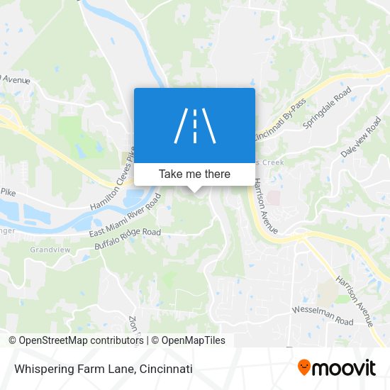 Whispering Farm Lane map