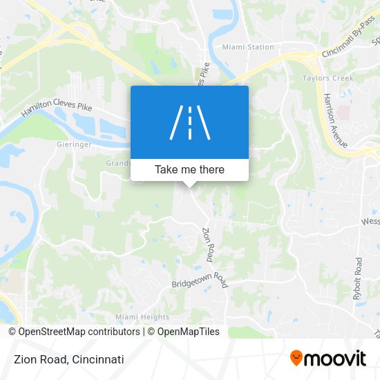 Mapa de Zion Road