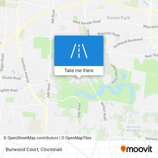 Mapa de Burwood Court
