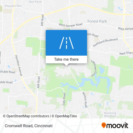Mapa de Cromwell Road