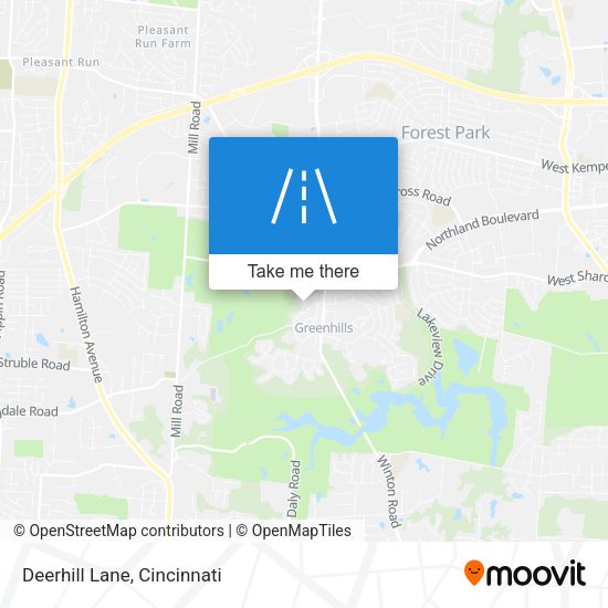 Mapa de Deerhill Lane