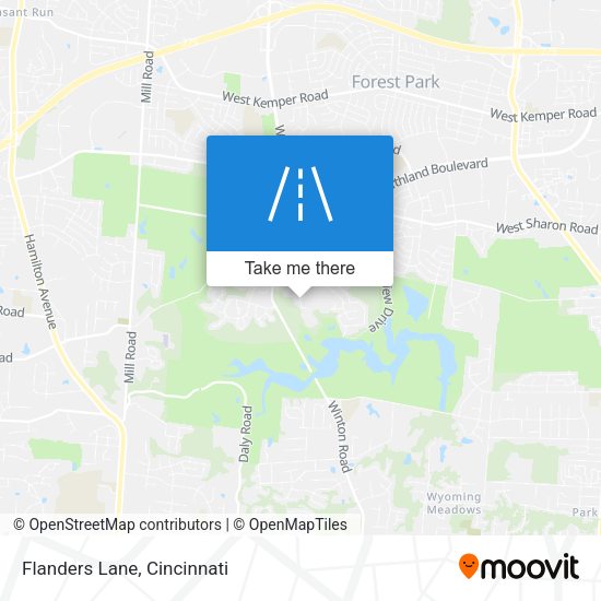 Mapa de Flanders Lane
