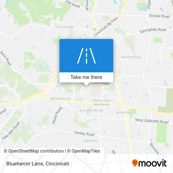 Blueheron Lane map