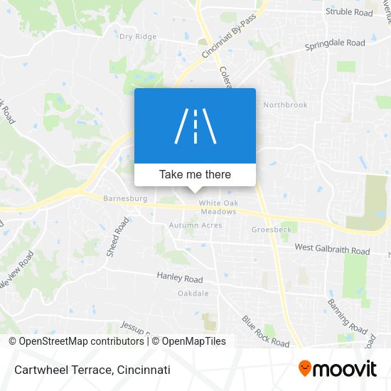 Mapa de Cartwheel Terrace