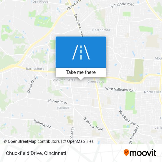 Mapa de Chuckfield Drive