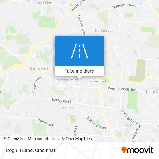 Mapa de Coghill Lane