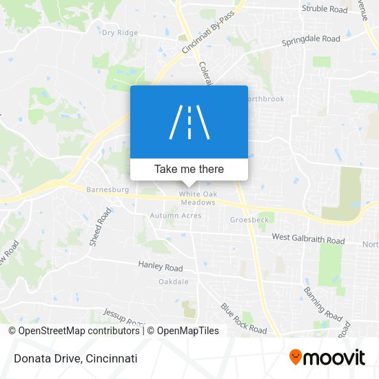 Mapa de Donata Drive