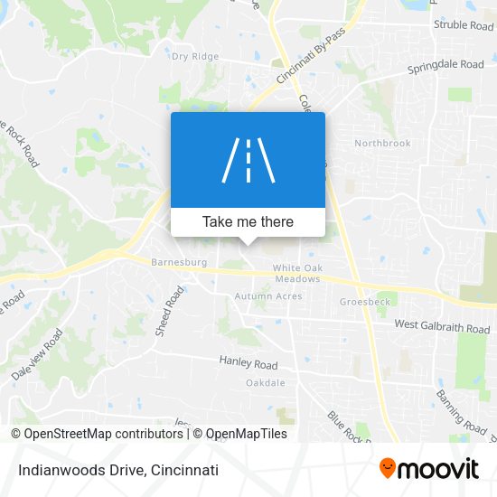 Indianwoods Drive map