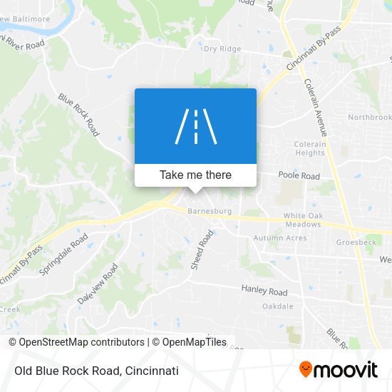 Mapa de Old Blue Rock Road
