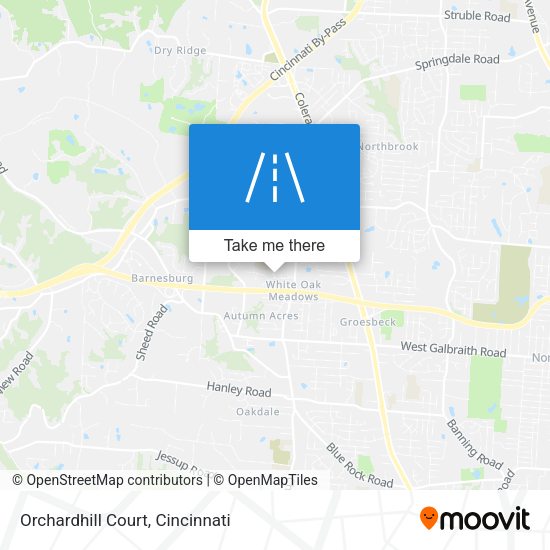 Mapa de Orchardhill Court