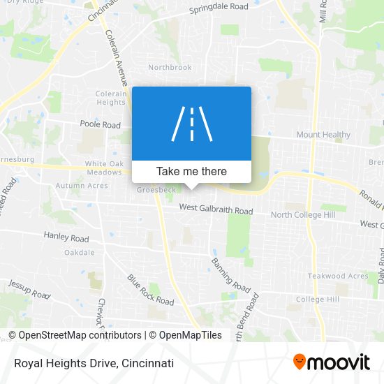 Royal Heights Drive map