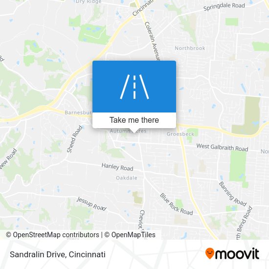 Mapa de Sandralin Drive