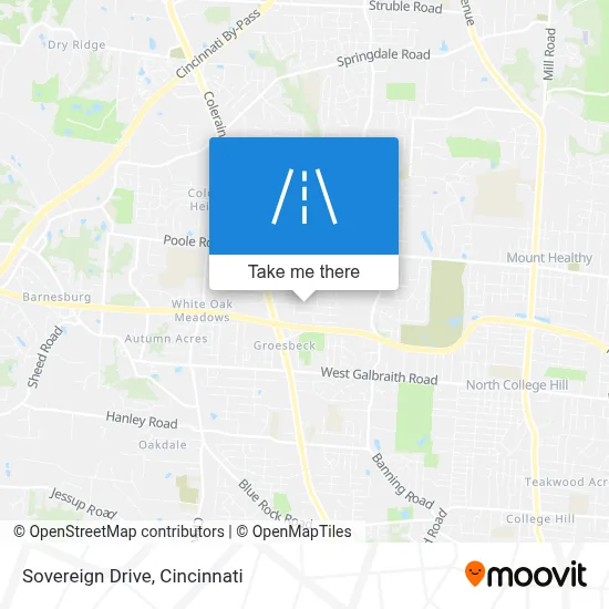 Sovereign Drive map