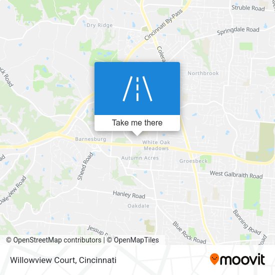 Mapa de Willowview Court