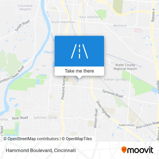 Mapa de Hammond Boulevard