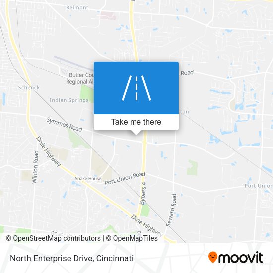 North Enterprise Drive map