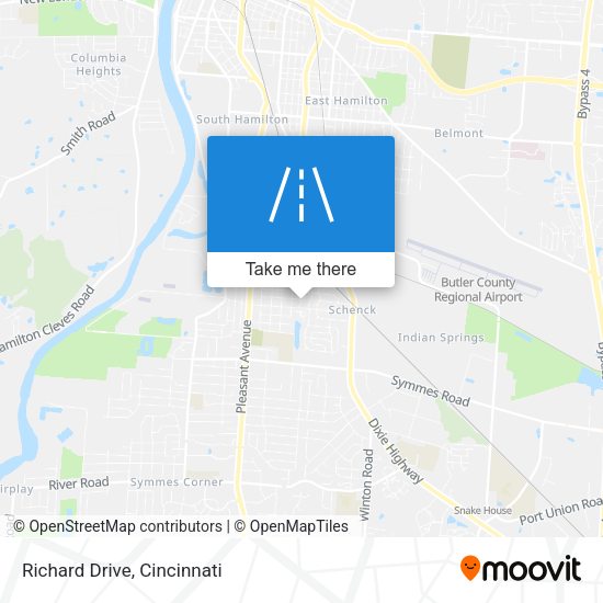 Mapa de Richard Drive