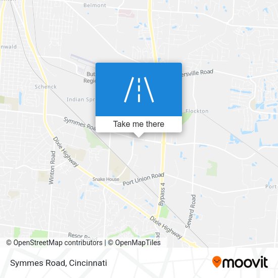 Symmes Road map