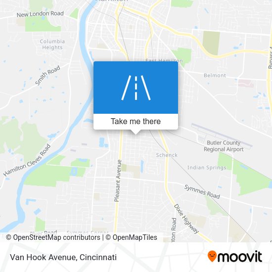 Mapa de Van Hook Avenue