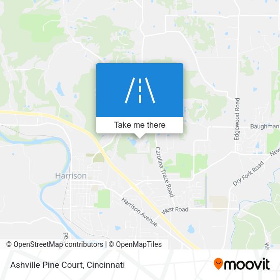 Ashville Pine Court map