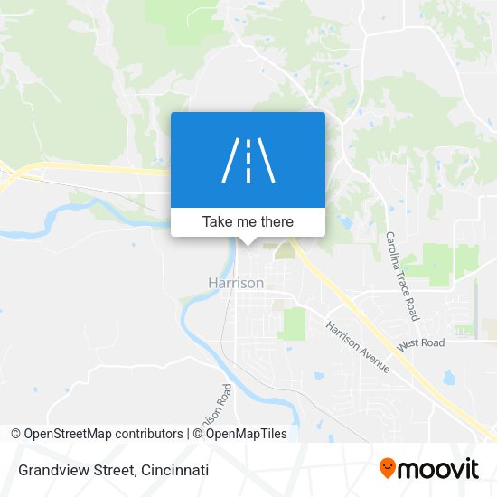 Grandview Street map