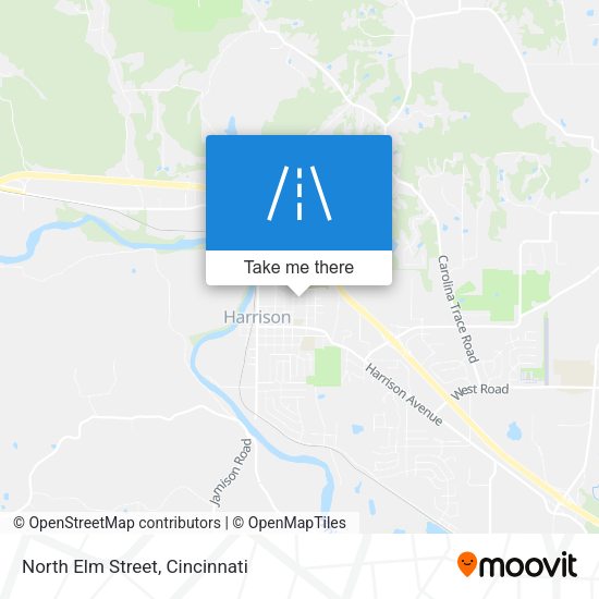 Mapa de North Elm Street