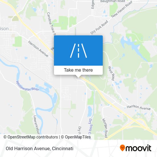 Old Harrison Avenue map