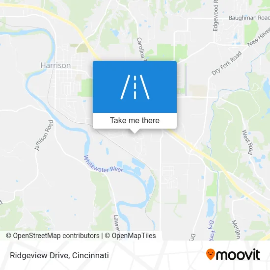 Ridgeview Drive map