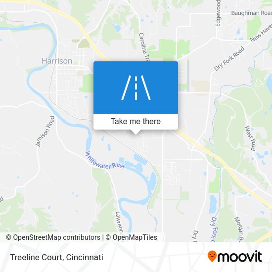 Mapa de Treeline Court