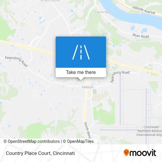 Country Place Court map