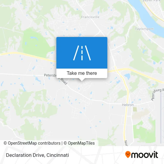 Declaration Drive map