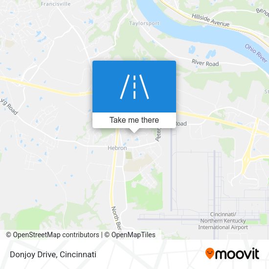 Donjoy Drive map