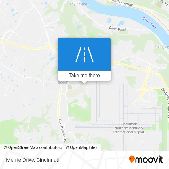 Merrie Drive map