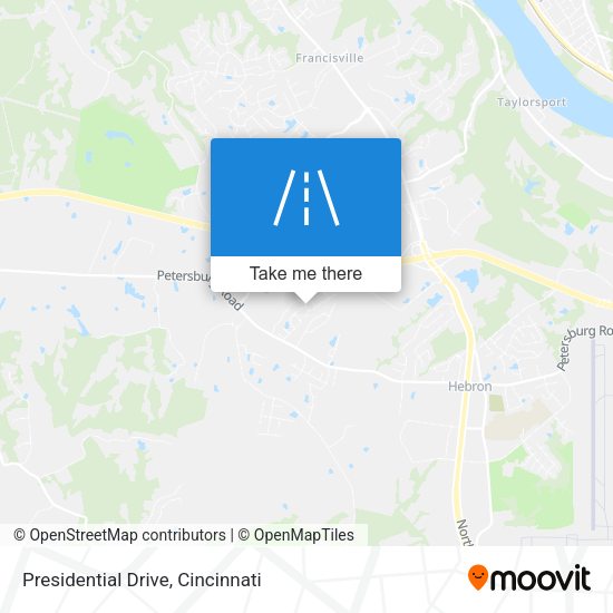 Presidential Drive map