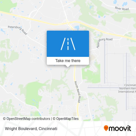 Wright Boulevard map