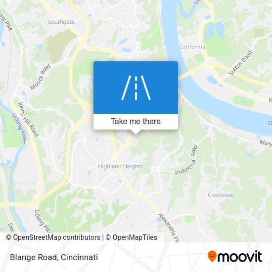 Mapa de Blange Road