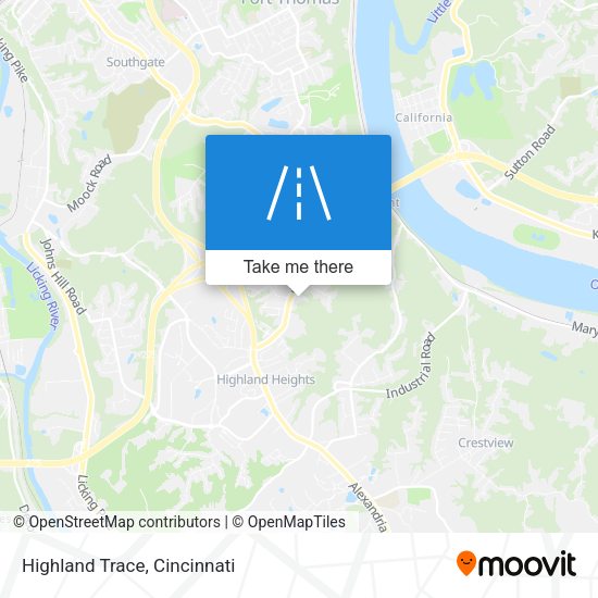 Mapa de Highland Trace