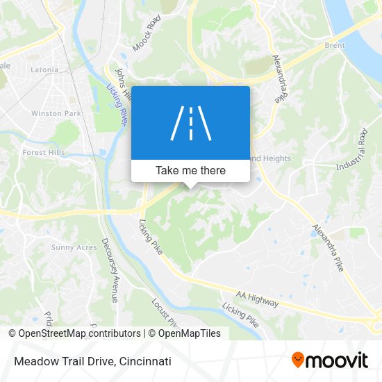 Meadow Trail Drive map