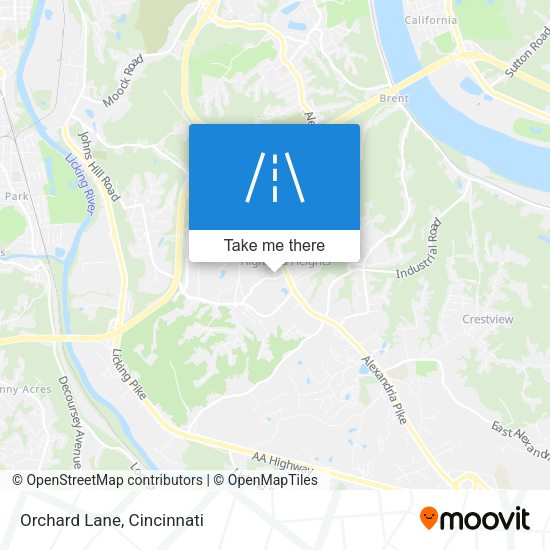 Mapa de Orchard Lane