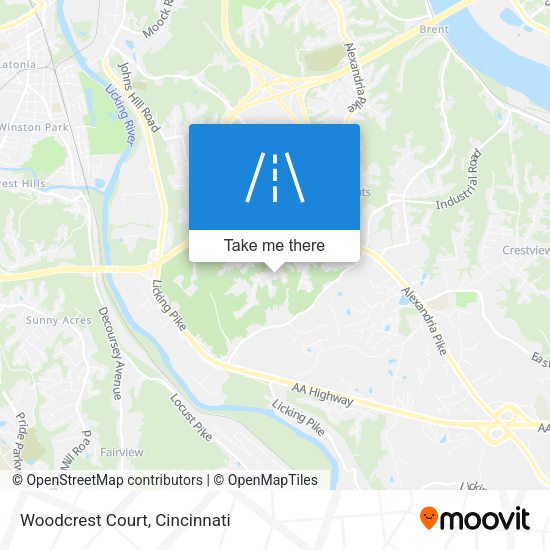 Mapa de Woodcrest Court