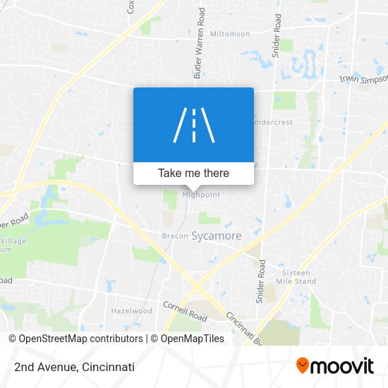 Mapa de 2nd Avenue
