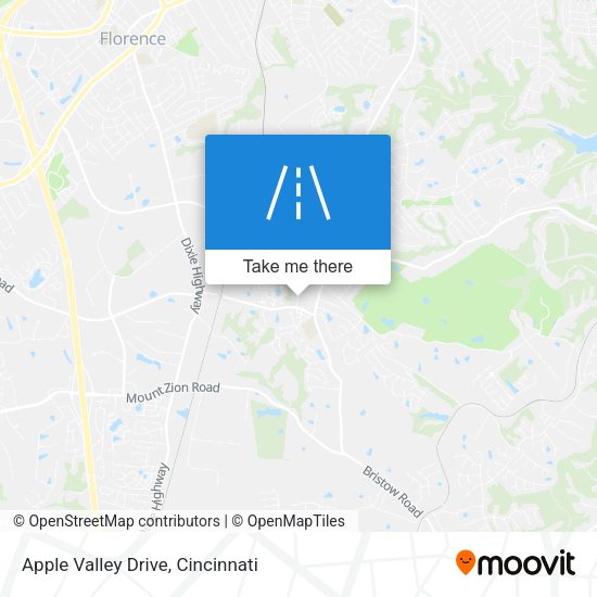 Apple Valley Drive map