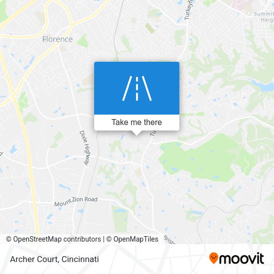 Mapa de Archer Court