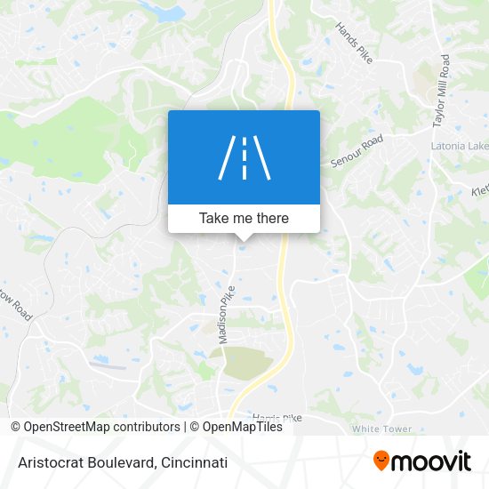 Aristocrat Boulevard map