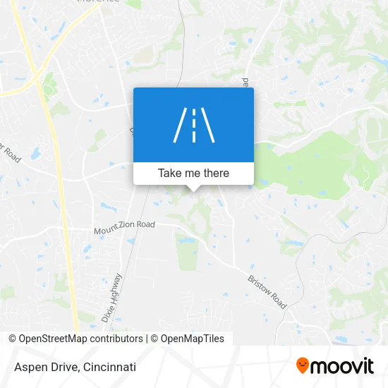 Aspen Drive map