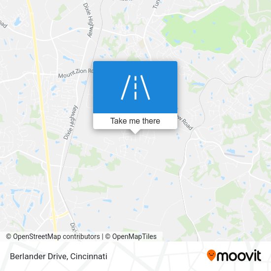 Berlander Drive map