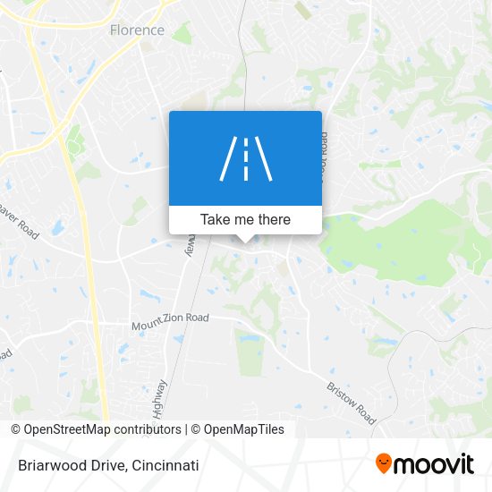 Mapa de Briarwood Drive