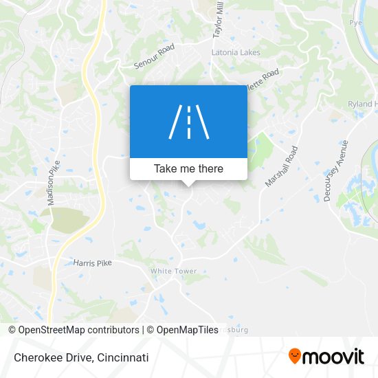 Mapa de Cherokee Drive