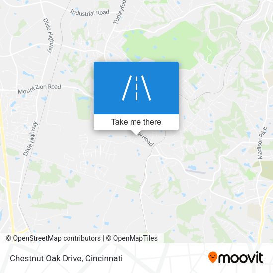 Chestnut Oak Drive map
