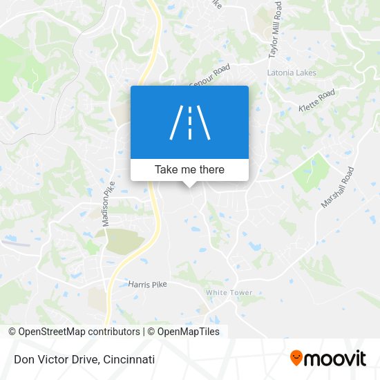 Don Victor Drive map